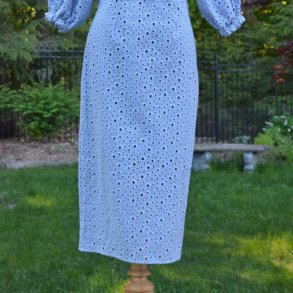 SOLD - Prim & Prose Off The Shoulder Midi Dress - Picture 3 of 6